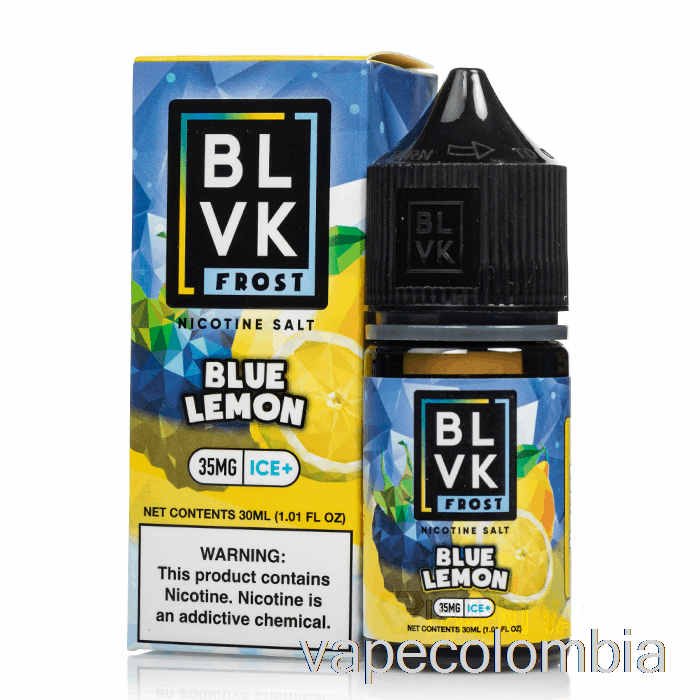 Vape Desechable Limón Azul - Sales Heladas Blvk - 30ml 35mg